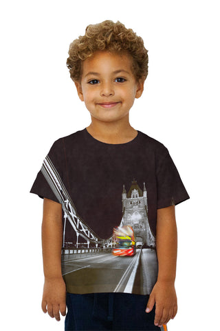 Kids London Cliche Tower Bridge And Bus