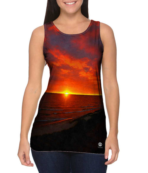 As The Sun Sets Womens Tank Top