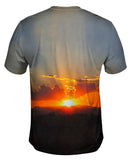 Sunset Over The Mountains