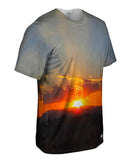 Sunset Over The Mountains