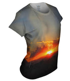 Sunset Over The Mountains