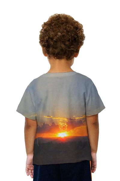 Kids Sunset Over The Mountains Kids T-Shirt