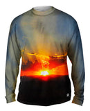 Sunset Over The Mountains