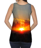 Sunset Over The Mountains