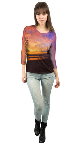 Sunset Beach&nbsp;Womens 3/4 Sleeve