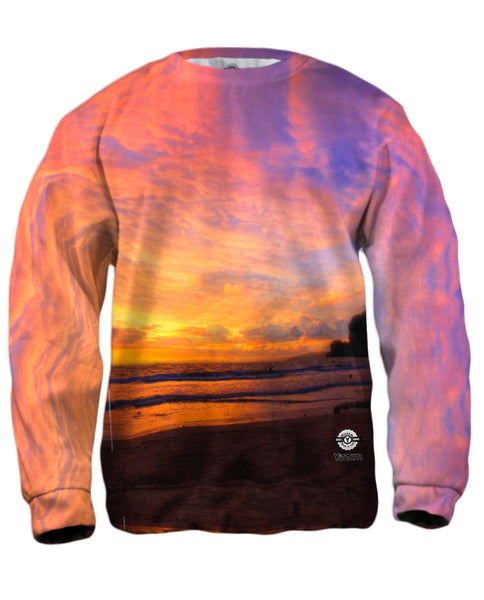 London Cliche Tower Bridge And Bus&nbsp;Mens Sweatshirt