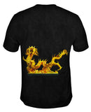 Golden Dragon Broncefigur Gold
