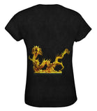 Golden Dragon Broncefigur Gold