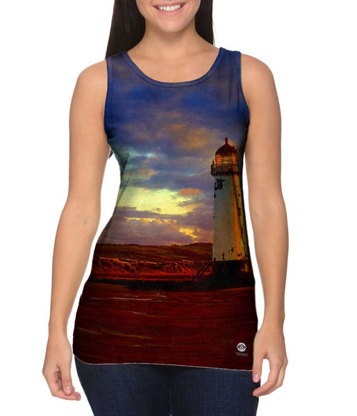 Abandoned But Not Forgotten Lighthouse Womens Tank Top