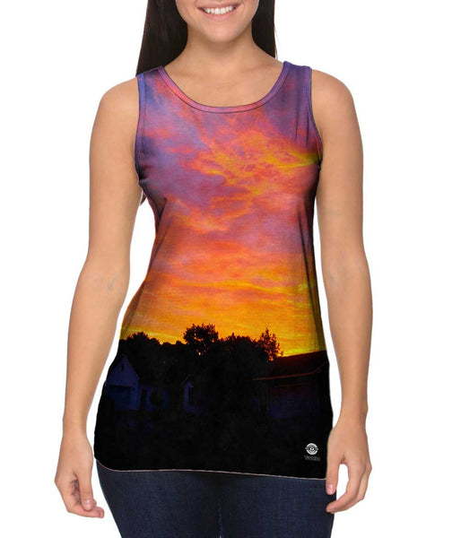 Cherish Sunset Womens Tank Top