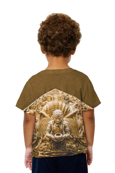 Kids Swayambhunath Statue Kids T-Shirt