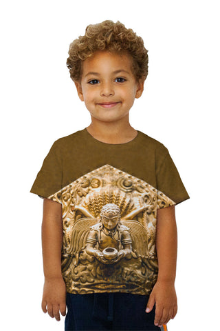 Kids Swayambhunath Statue
