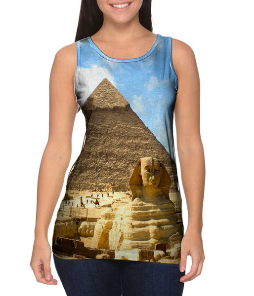 Sphinx And Pyramid Egypt&nbsp;Womens Tank Top
