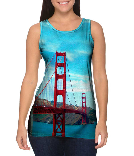 Golden Gate Bridge San Francisco Womens Tank Top
