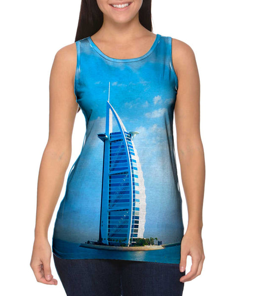 Burj Al Arab Dubai Womens Tank Top