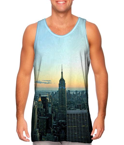 Empire State New York Sunset&nbsp;Mens Tank Top