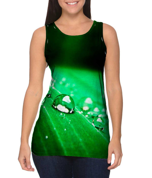 Water Drop Leaf&nbsp;Womens Tank Top