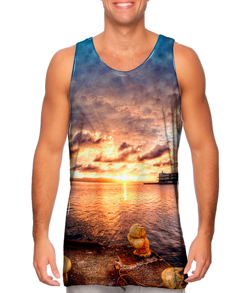 Sunset Dock Port&nbsp;Mens Tank Top