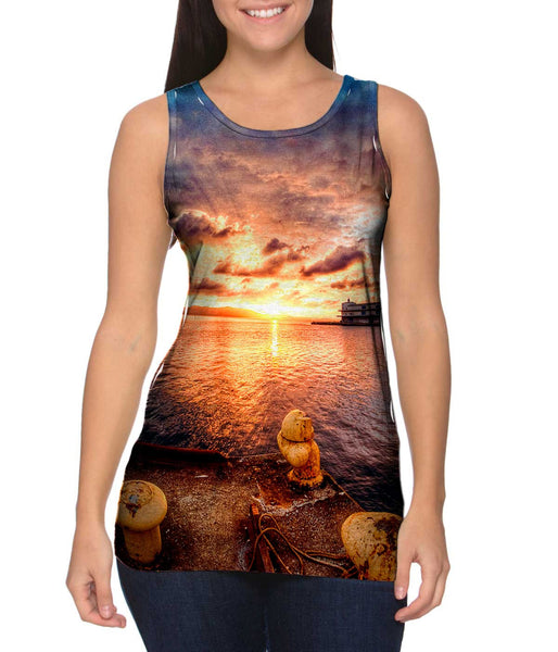 Sunset Dock Port&nbsp;Womens Tank Top