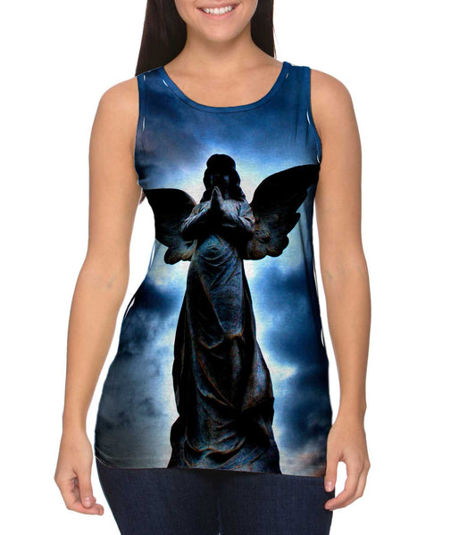 Cemetery Angel Womens Tank Top