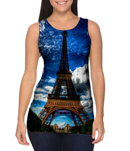 Eiffel Tower Summer Womens Tank Top