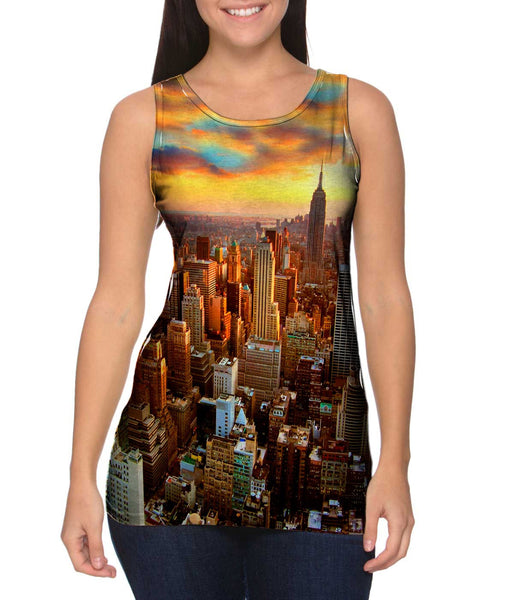 New York Sunset&nbsp;Womens Tank Top