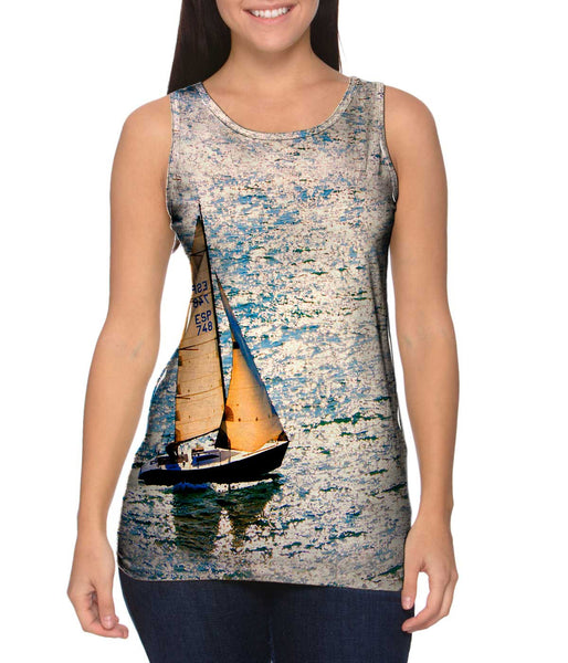 The Sailboat Womens Tank Top