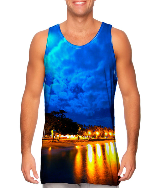 Moonlit Beach Mens Tank Top