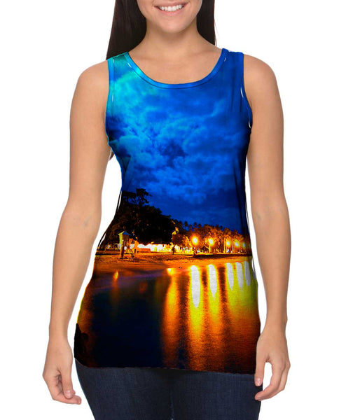 Moonlit Beach&nbsp;Womens Tank Top