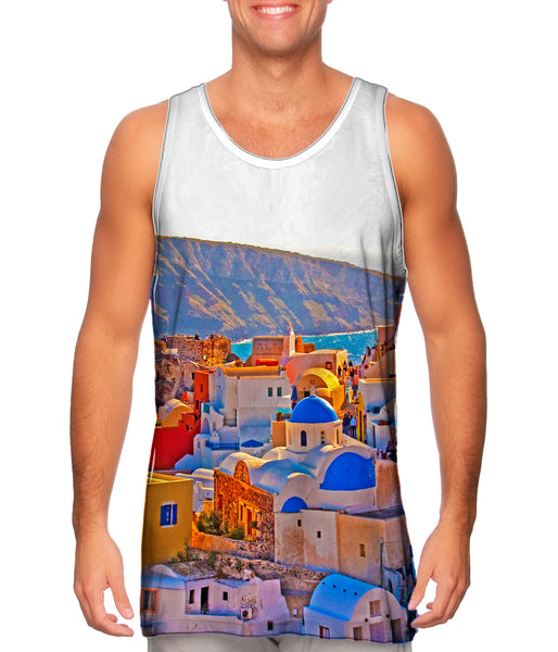 Santorini Oia Village&nbsp;Mens Tank Top