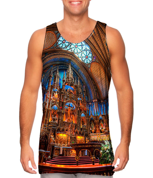 Notre Dame Cathedral Indoors&nbsp;Mens Tank Top