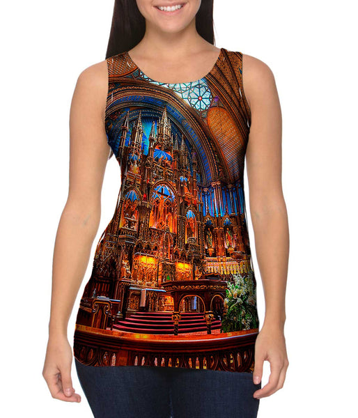 Notre Dame Cathedral Indoors&nbsp;Womens Tank Top