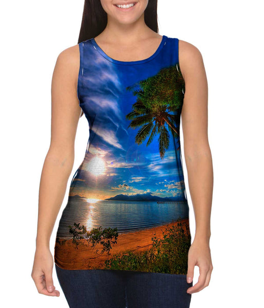 Day At The Beach Womens Tank Top
