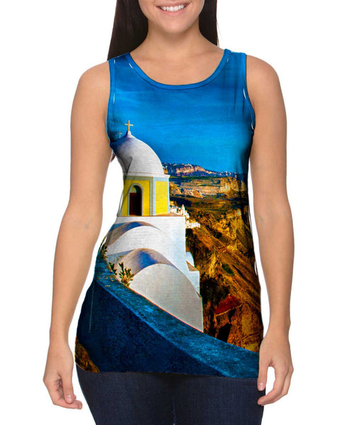 Cliftop Church In - Fira Womens Tank Top