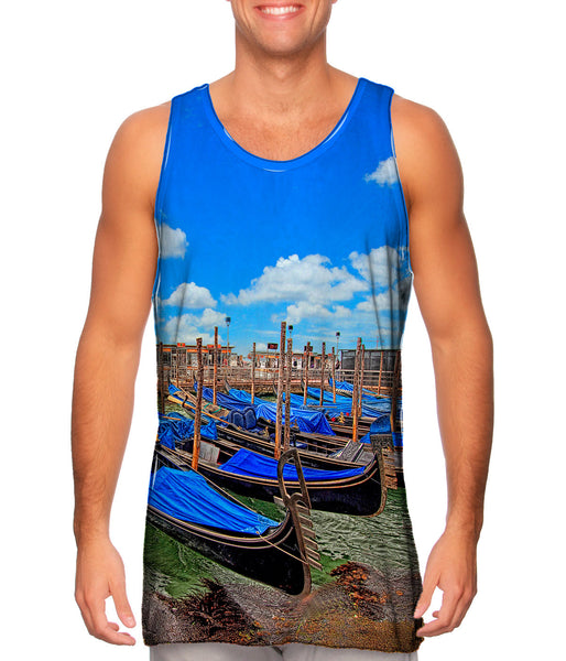 Gondolas In Venice&nbsp;Mens Tank Top