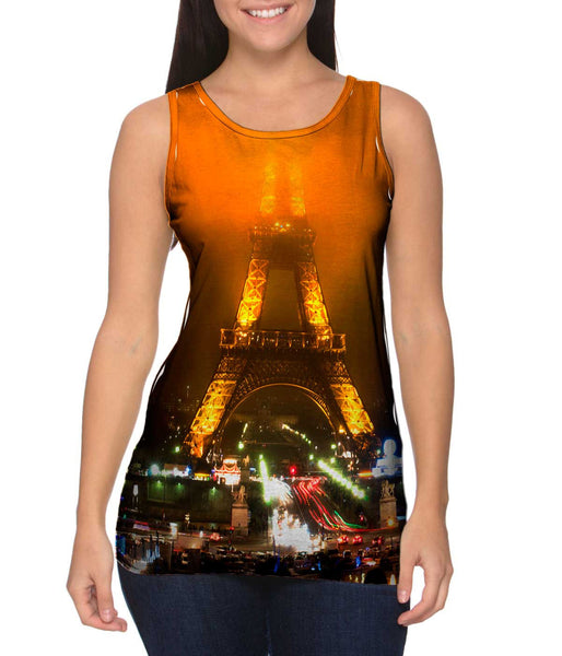 Warm Night Eiffel&nbsp;Womens Tank Top