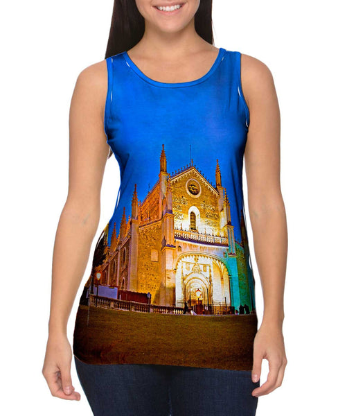 Church Cloisters San - Jeronimo - El - Real Womens Tank Top