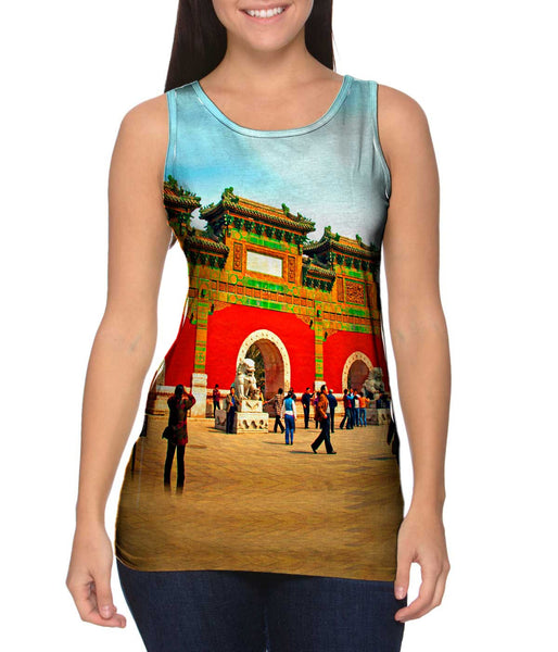 Glazed Tile Archway - Beihai - Park&nbsp;Womens Tank Top