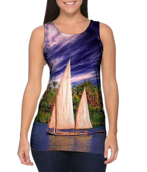 Boats Egypt Womens Tank Top