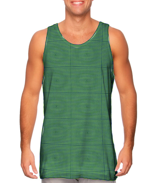 Optical Illusion Dancing Dots&nbsp;Mens Tank Top