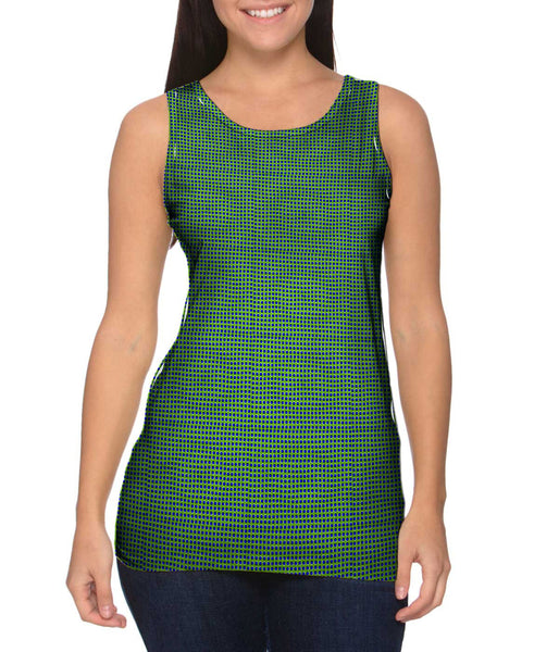 Optical Illusion Dancing Dots&nbsp;Womens Tank Top