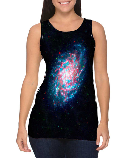 Space Galaxy Evolution Explorer Christmas Time&nbsp;Womens Tank Top