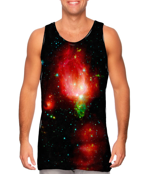Space Galaxy Cluster Mens Tank Top
