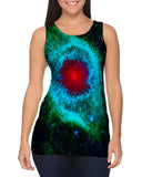 Space Galaxy Helix Nebula Green