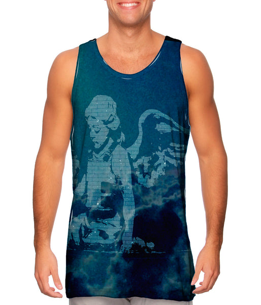 Graffiti Banksy Wall Angel&nbsp;Mens Tank Top