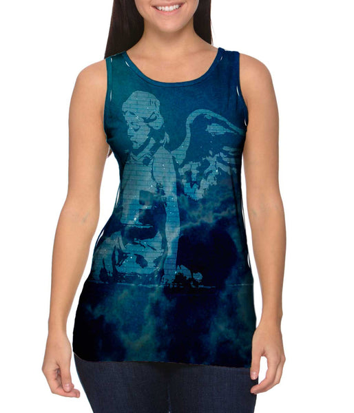 Graffiti Banksy Wall Angel&nbsp;Womens Tank Top