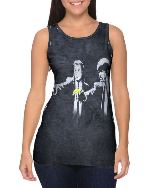 Graffiti Banksy Pulp Fruiction&nbsp;Womens Tank Top