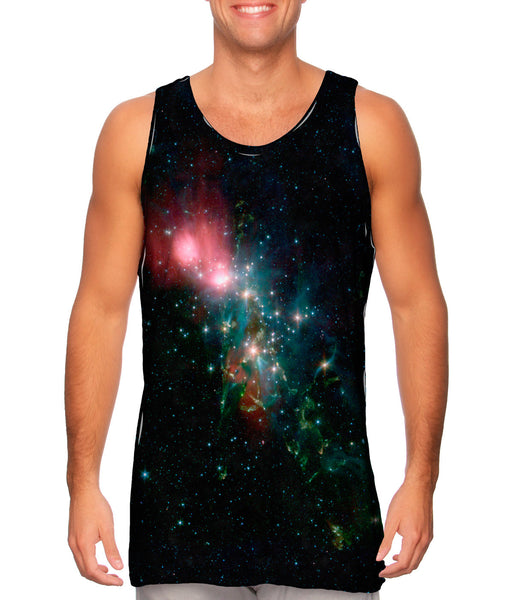 Space Galaxy Nebulae NGC Chaotic Beauty Mens Tank Top
