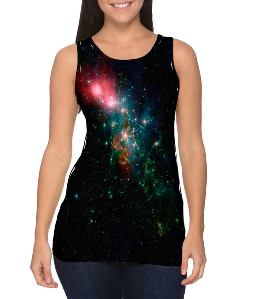 Space Galaxy Nebulae NGC Chaotic Beauty&nbsp;Womens Tank Top