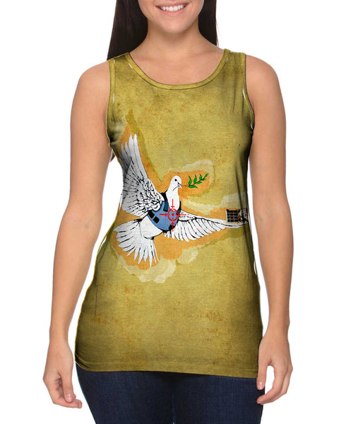 Graffiti Banksy Dove&nbsp;Womens Tank Top